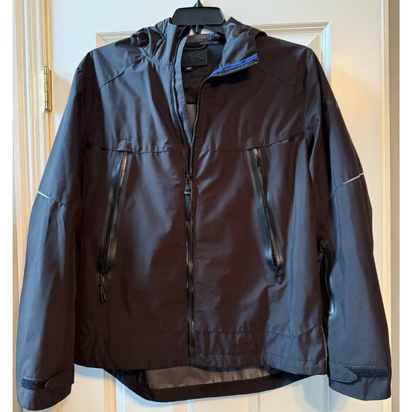 Michael Kors Reflective Sport Coat with Hood in Charcoal Size Large Mens Jacket - Picture 6 of 11